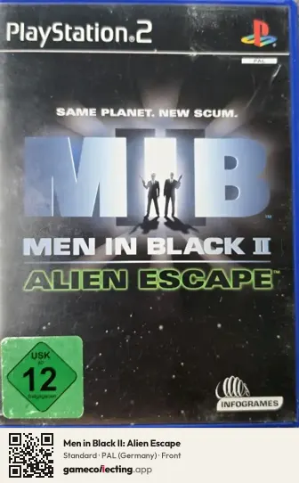 Men in Black II: Alien Escape PlayStation 2, Germany box front