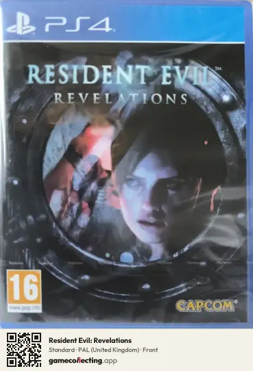 Resident Evil: Revelations PlayStation 4, United Kingdom box front