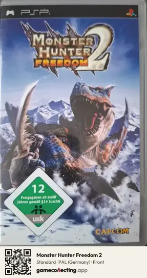 Monster Hunter Freedom 2 PlayStation Portable, Germany box front