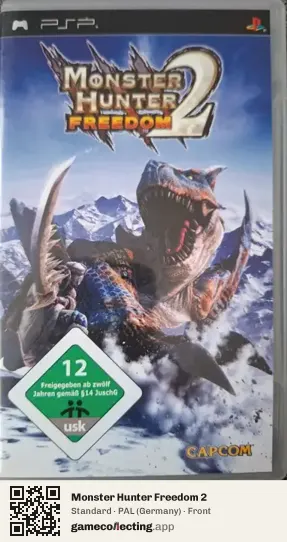 Monster Hunter Freedom 2 PlayStation Portable, Germany box front