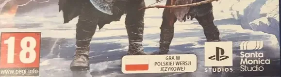 God of War Ragnarök, the USK square on its front