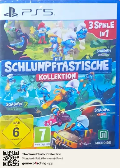 The Smurftastic Collection PlayStation 5, Germany box front