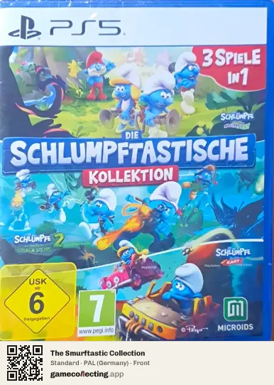The Smurftastic Collection PlayStation 5, Germany box front