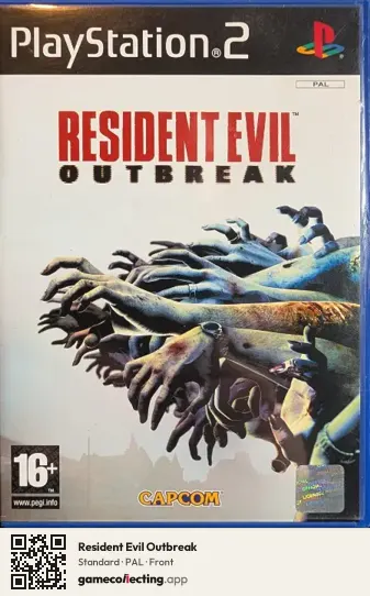 Resident Evil Outbreak PlayStation 2, PAL box front