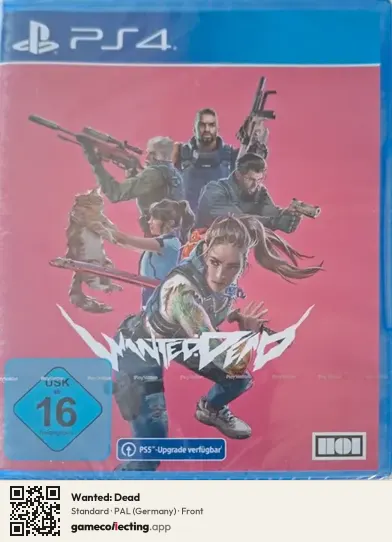 Wanted: Dead PlayStation 4, Germany box front