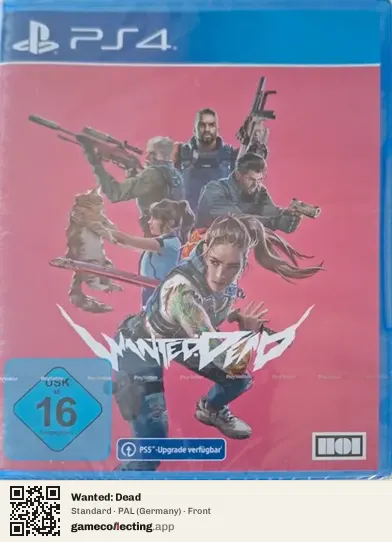 Wanted: Dead PlayStation 4, Germany box front