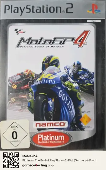 MotoGP 4 PlayStation 2, Germany box front