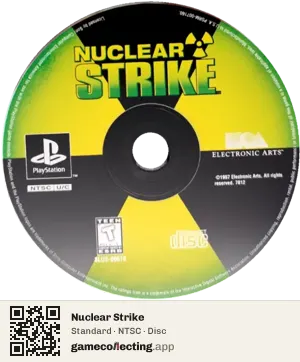 Nuclear Strike PlayStation, NTSC disc