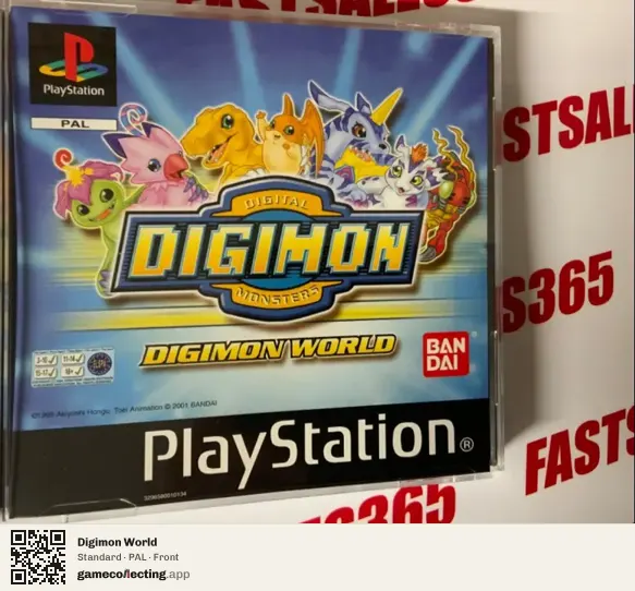 Digimon World PlayStation, PAL box front