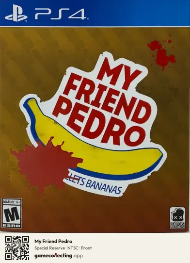 My Friend Pedro PlayStation 4, NTSC box front