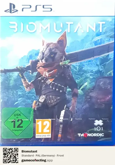 Biomutant PlayStation 5, Germany box front