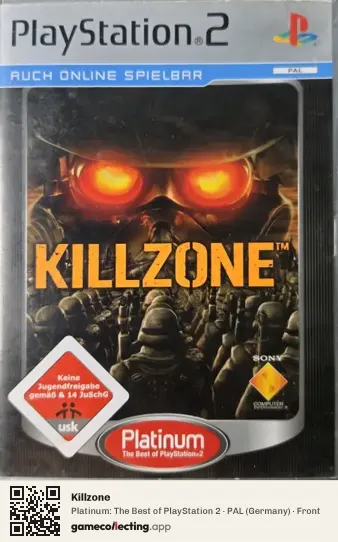Killzone PlayStation 2, Germany box front