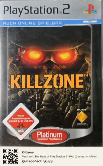 Killzone PlayStation 2, Germany box front