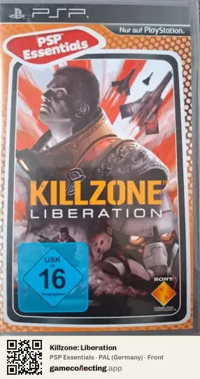 Killzone: Liberation PlayStation Portable, Germany box front