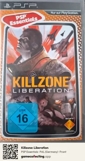 Killzone: Liberation PlayStation Portable, Germany box front