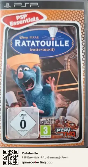 Ratatouille PlayStation Portable, Germany box front