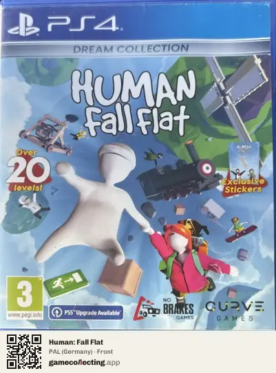 Human: Fall Flat PlayStation 4, Germany box front