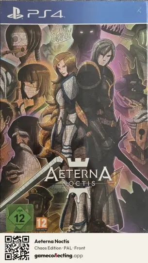 Aeterna Noctis PlayStation 4, PAL box front