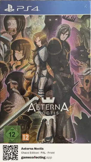 Aeterna Noctis PlayStation 4, PAL box front
