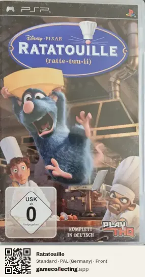 Ratatouille PlayStation Portable, Germany box front