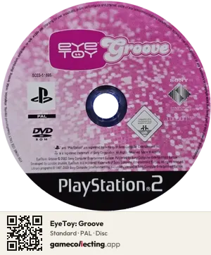 EyeToy: Groove PlayStation 2, PAL disc