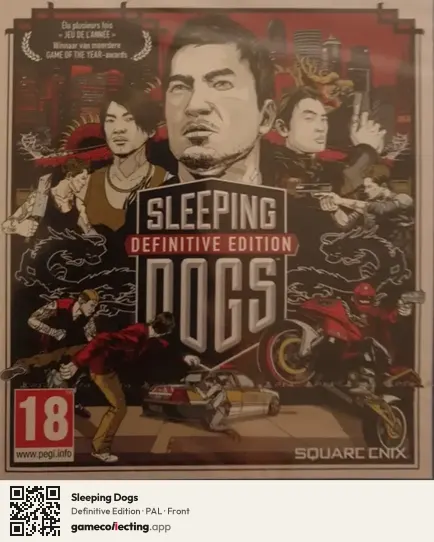 Sleeping Dogs PlayStation 4, PAL box front