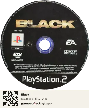 Black PlayStation 2, PAL disc