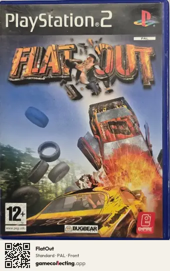 FlatOut PlayStation 2, PAL box front