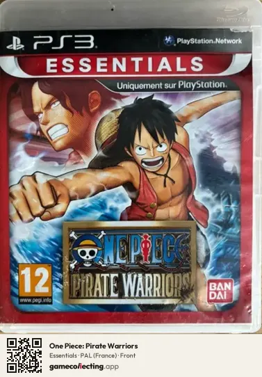 One Piece: Pirate Warriors PlayStation 3, France box front