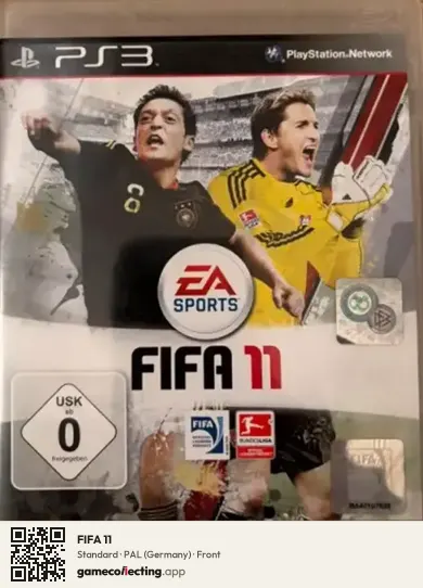 FIFA 11 PlayStation 3, Germany box front
