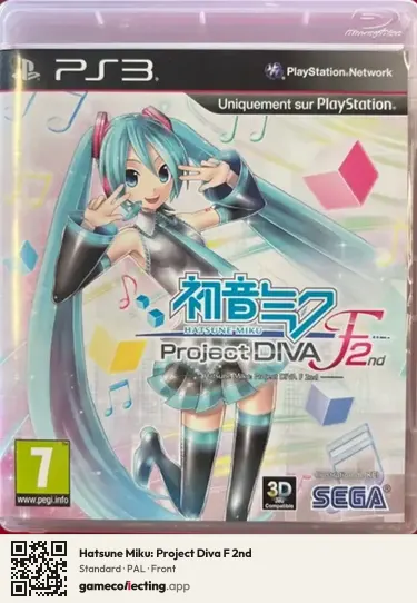 Hatsune Miku: Project Diva F 2nd PlayStation 3, PAL box front