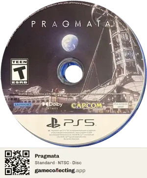 Pragmata PlayStation 5, NTSC disc
