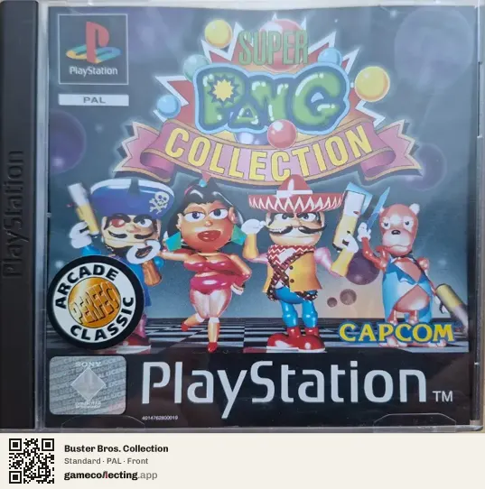 Buster Bros. Collection PlayStation, PAL box front
