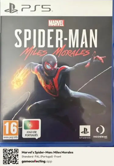 Marvel's Spider-Man: Miles Morales PlayStation 5, Portugal box front