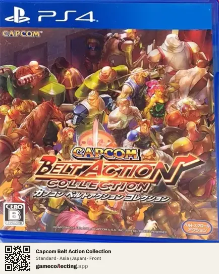 Capcom Belt Action Collection PlayStation 4, Asia box front