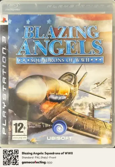 Blazing Angels: Squadrons of WWII PlayStation 3, Italy box front