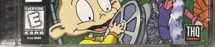 Rugrats Studio Tour, the ESRB box on its front