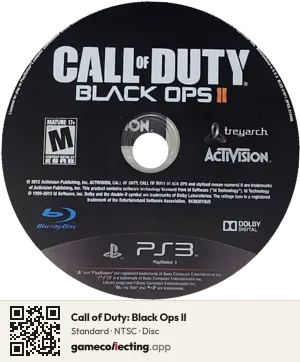 Call of Duty: Black Ops II PlayStation 3, NTSC disc