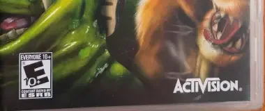 Crash: Mind Over Mutant, the ESRB box on its front