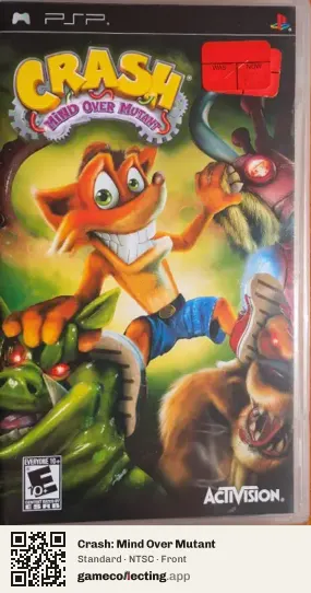 Crash: Mind Over Mutant PlayStation Portable, NTSC box front