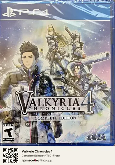 Valkyria Chronicles 4 PlayStation 4, NTSC box front