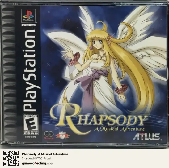Rhapsody: A Musical Adventure PlayStation, NTSC box front