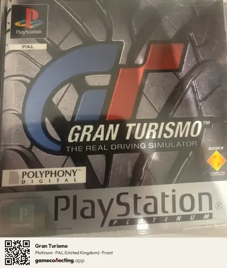 Gran Turismo PlayStation, United Kingdom box front