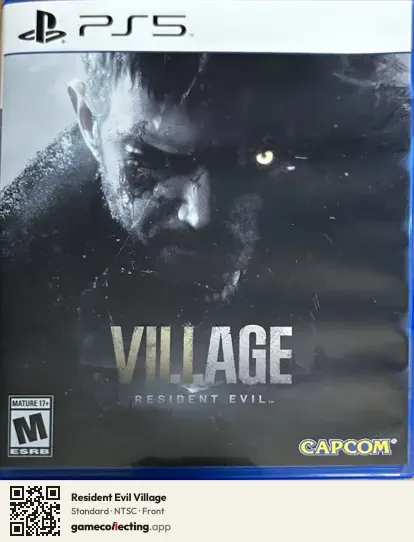 Resident Evil Village PlayStation 5, NTSC box front