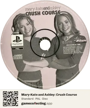 Mary-Kate and Ashley: Crush Course PlayStation, PAL disc
