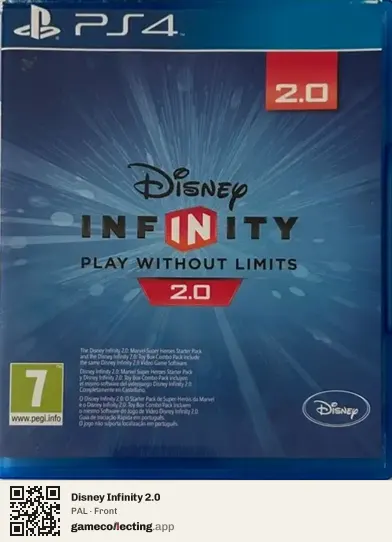 Disney Infinity 2.0 PlayStation 4, PAL box front