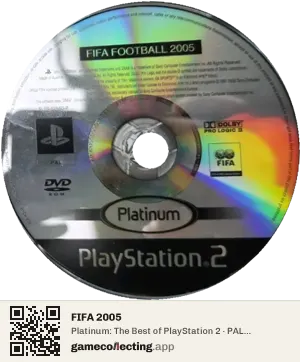 FIFA 2005 PlayStation 2, PAL disc