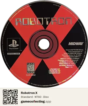 Robotron X PlayStation, NTSC disc