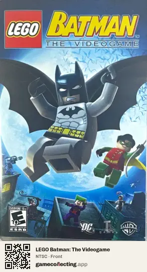 LEGO Batman: The Videogame PlayStation Portable, NTSC box front