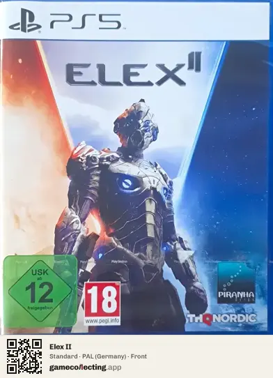 Elex II PlayStation 5, Germany box front